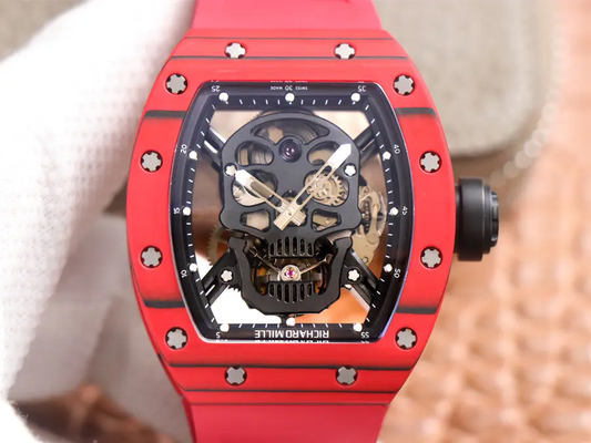 Jb Factory Replica Richard Mille Rm52 01 Skull Tourbillon Watch