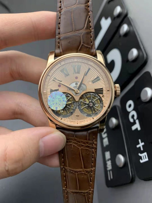 Jb Factory Replica Roger Dubuis Hommage Double Flying Tourbillon Watch Review
