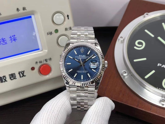 Vs Factory Replica Rolex Datejust 36mm Blue Dial with Clone 3235 Movement