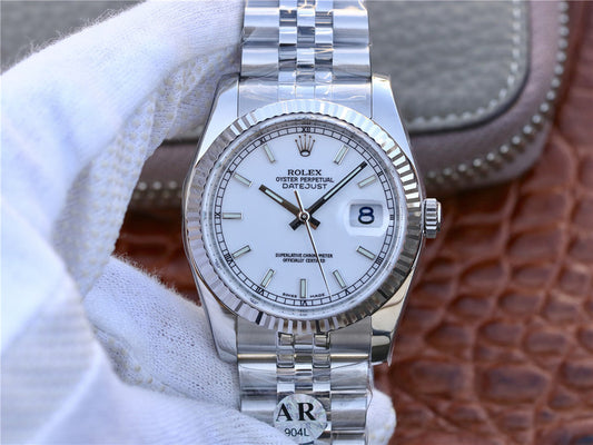 Ar Factory Replica Rolex Datejust 36mm 904l Stainless Steel Case with Clone 3135 Movement