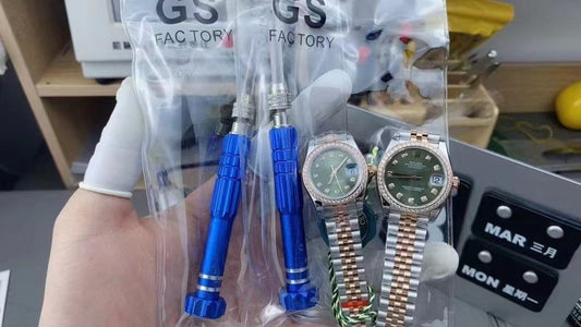 Gs Factory Replica Rolex Datejust Lady Rose Gold Diamond Watches