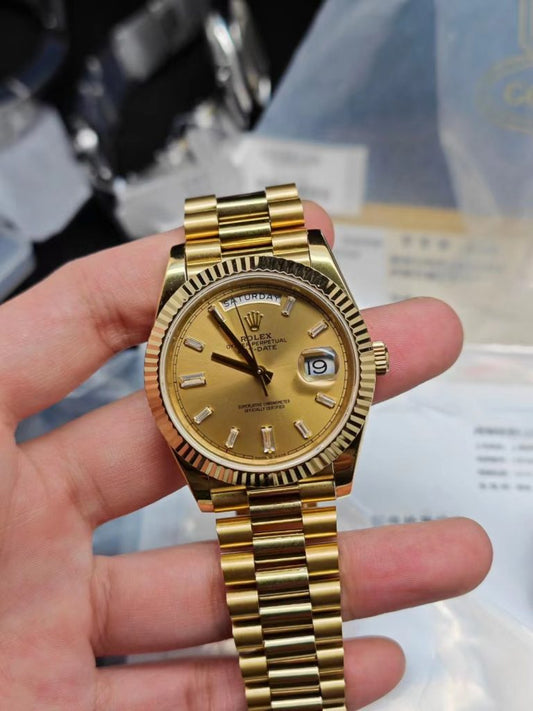 Custom Made Replica Rolex Day Date with Swiss Eta 2836
