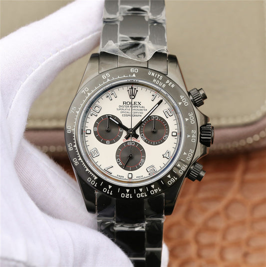 Replica Rolex Daytona Full Black Pvd with Asia Valjoux 7750 Movement