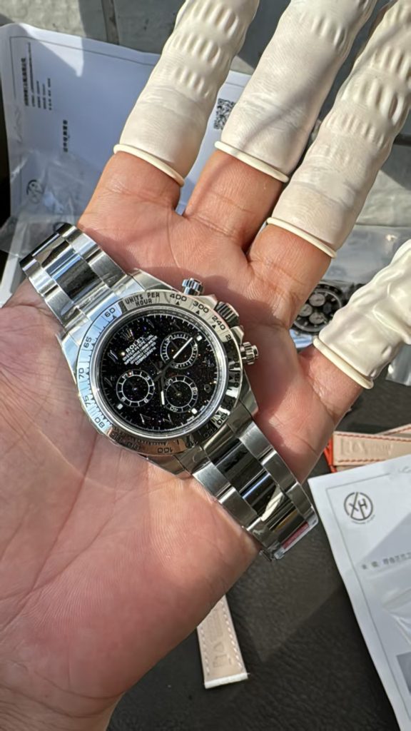 Replica Rolex Daytona Starry Sky Dial with Arabic Markers