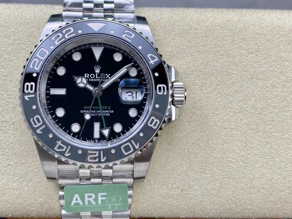 Ar Factory Replica Rolex Gmt Master 126710 Black Grey Ceramic Bezel