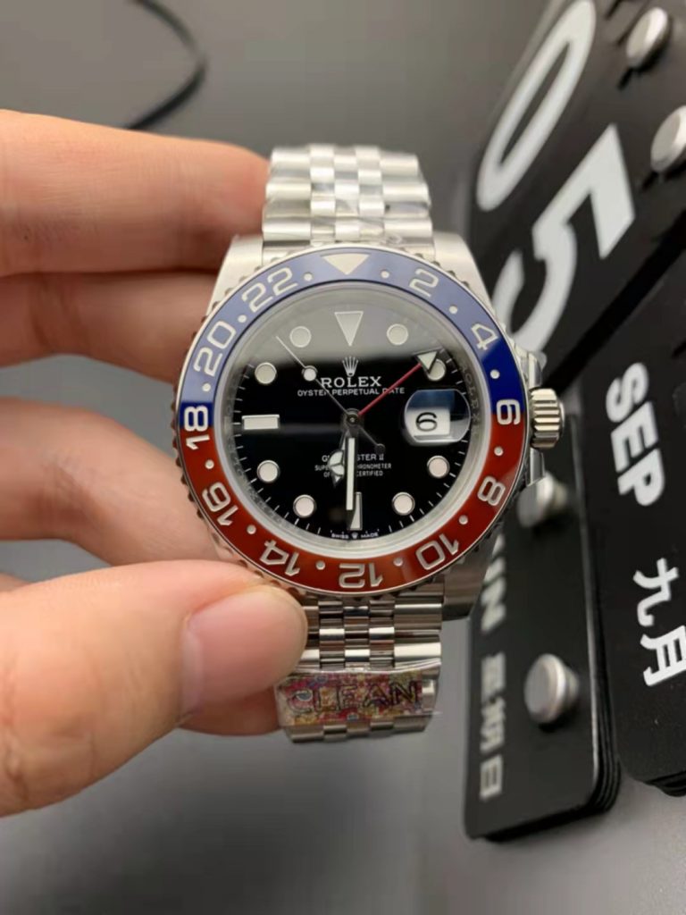Clean Factory Replica Rolex Gmt Master Ii 126710 Pepsi with 3186 Movement