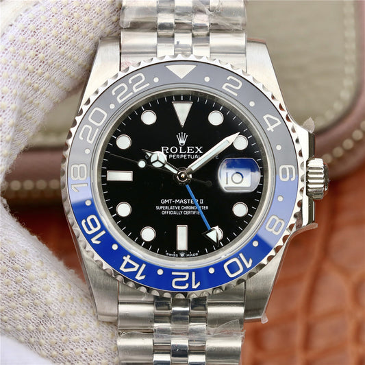 Ew Factory Replica Rolex Gmt Master Ii 126710 Blro Black Blue Ceramic Bezel with Jubilee Bracelet
