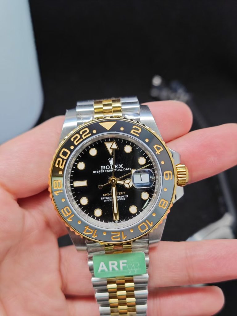 Arf Replica Rolex Gmt Master Ii 126713 Two Tone