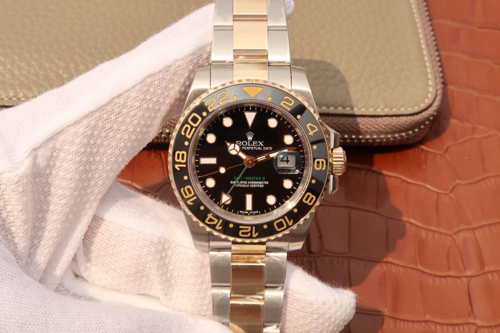 Noob Factory Best Edition Replica Rolex Gmt Master Ii Two Tone Ceramic Bezel with Clone 3186