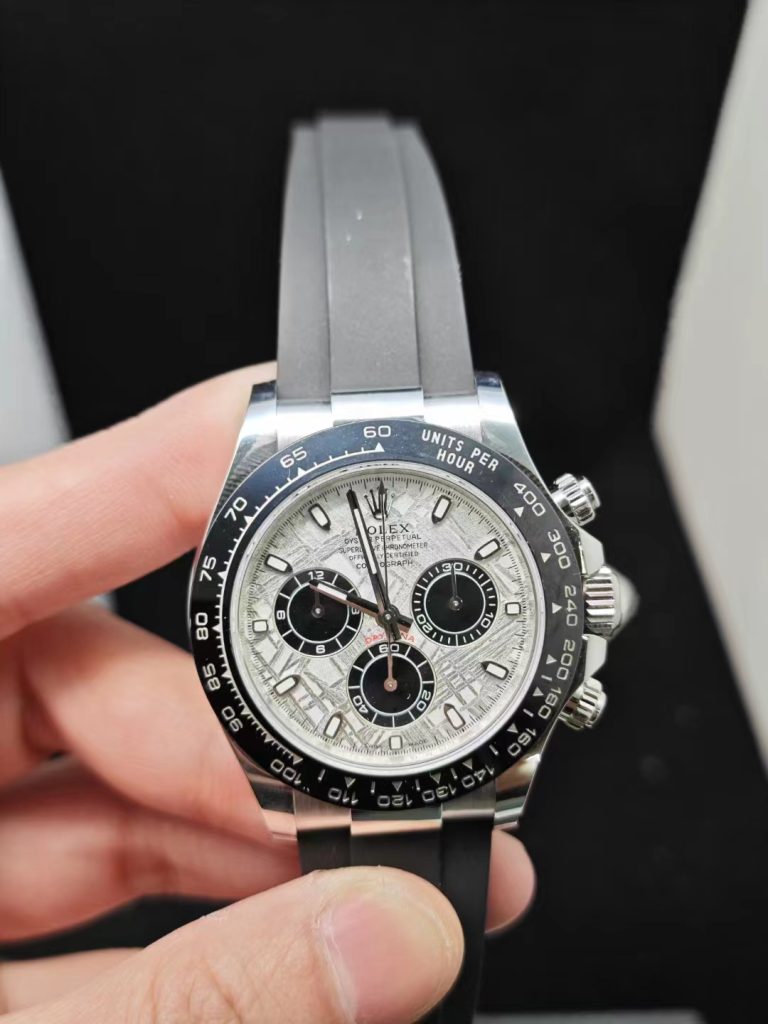 Replica Rolex Grey Daytona with Meteorite Dial
