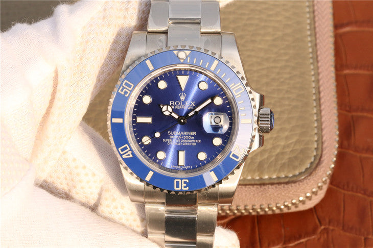Noob V8 Replica Rolex Submariner 116619lb Blue Ceramic Watch with Swiss Eta 2836 Movement