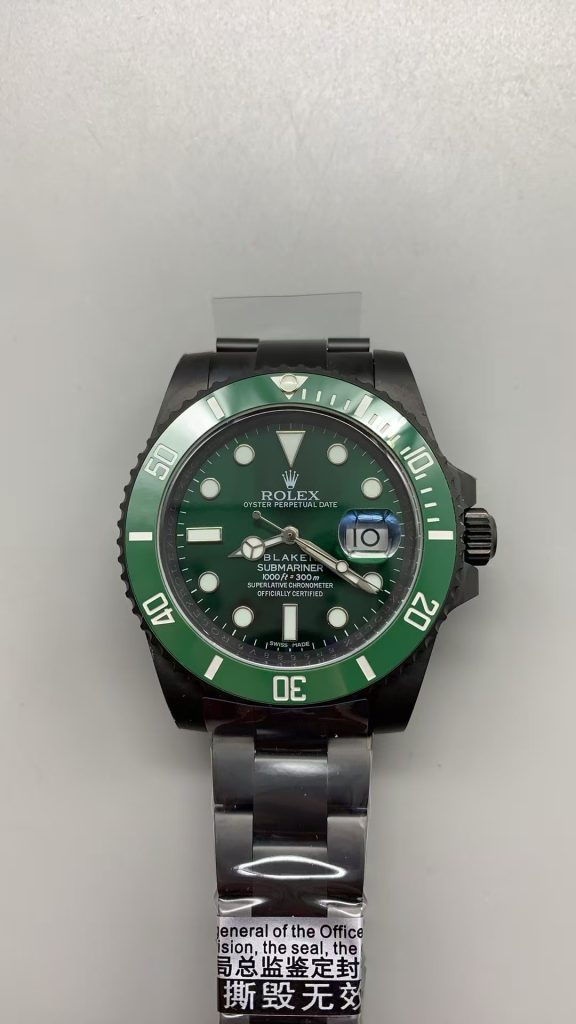 V6 Factory Replica Rolex Blaken Submariner Pvd