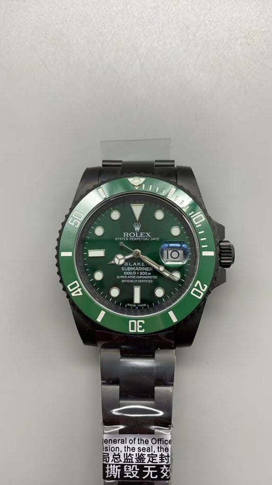V6 Factory Replica Rolex Blaken Submariner Pvd