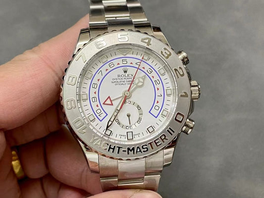 K Factory Replica Rolex Yachtmaster Ii 116689 White