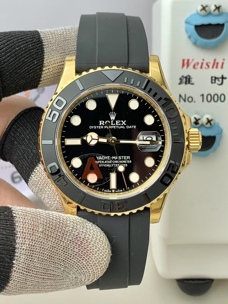 Vs Factory Replica Rolex Yachtmaster 226658 Yellow Gold Weighted