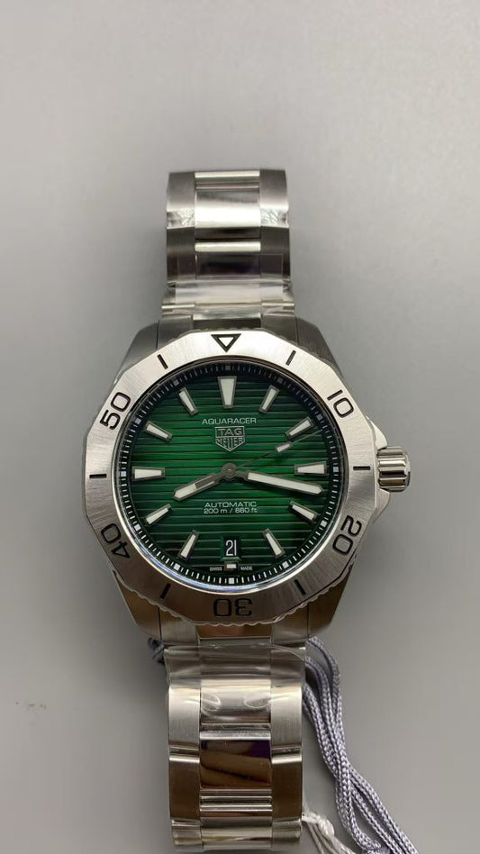 Original Factory Replica Tag Heuer Aquaracer Green Watch with Sw200 Movement