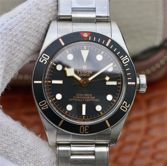 Z Factory Replica Tudor Heritage Black Bay Shield 39mm with Asia Eta 2824 Movement