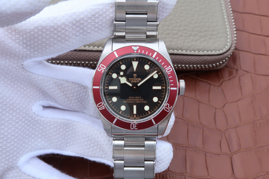 Zf Replica Tudor Heritage Black Bay Shield M79230r 0001 Red Bezel with A2824 Movement