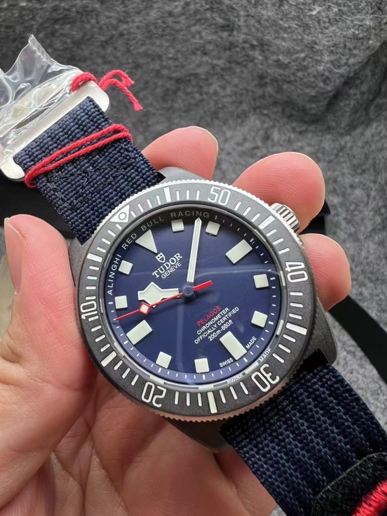 M Factory Replica Tudor Pelagos Red Bull Carbon Watch