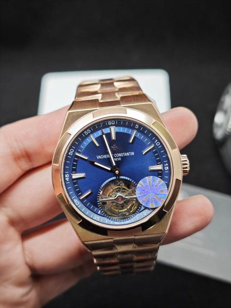 Bbr Factory Replica Vacheron Constantin Overseas Tourbillon 6000v Rose Gold Watch