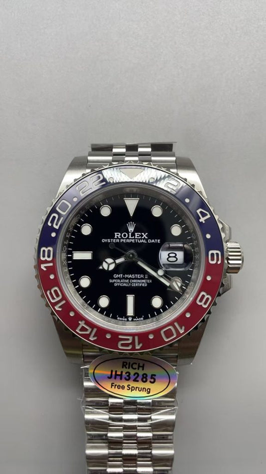 Rich Factory Replica Rolex Gmt Master Ii with Free Sprung 3285 Movement