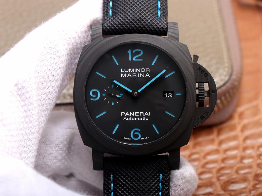 Vsf Replica Panerai Pam 1661 Forged Carbon Watch with Super Clone P 9010