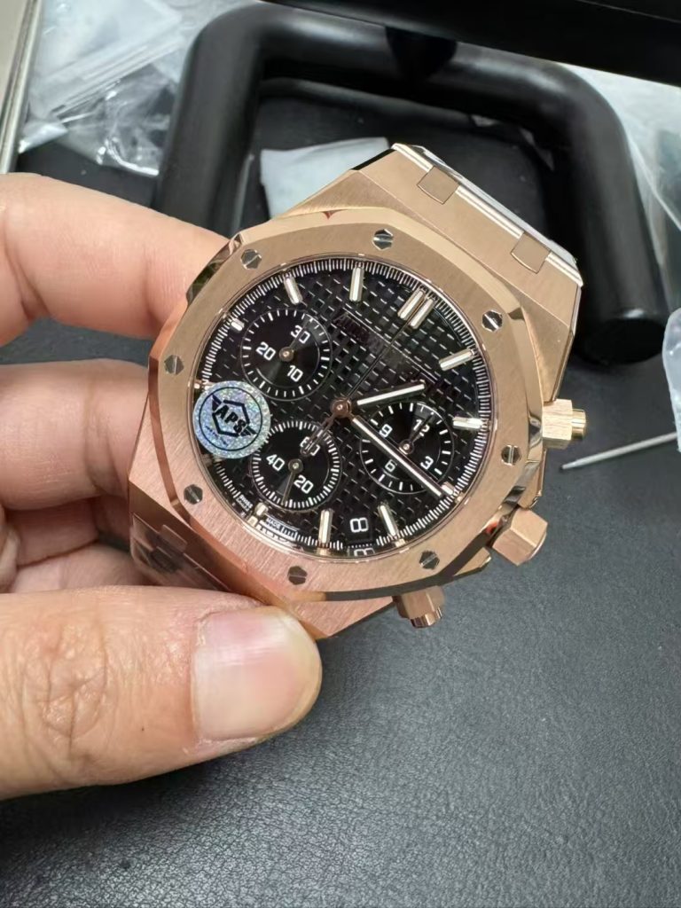 Aps Factory Replica Audemars Piguet 26240 Rose Gold Black Dial