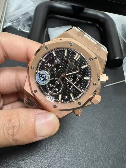 Aps Factory Replica Audemars Piguet 26240 Rose Gold Black Dial