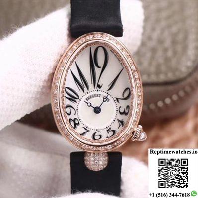 Breguet Reine De Naples 8928Br/5W/844 Dd0D Zf Factory Rose Gold Diamond-Rep Time Watches