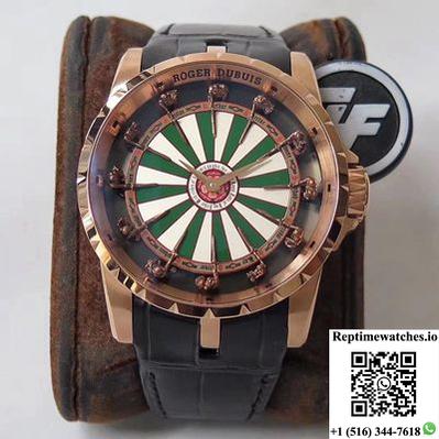 Roger Dubuis Excalibur Rddbex0398 Knights Of The Round Table Ii Zf Factory Rose Gold-Rep Time Watches