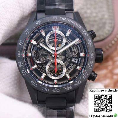 Tag Heuer Carrera Car2090.Bh0729 Xf Factory Black Ceramic-Rep Time Watches