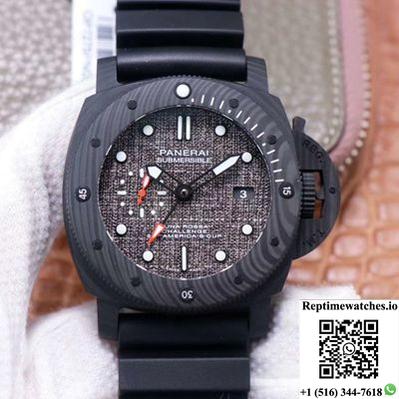 Panerai Submersible Luna Rossa Pam01039 Vs Factory Black Carbon-Rep Time Watches