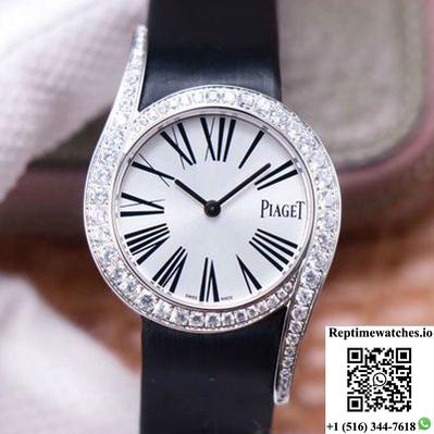 Piaget Limelight Gala Quartz Watch G0A42150 Zf Factory White Gold Diamond-Rep Time Watches
