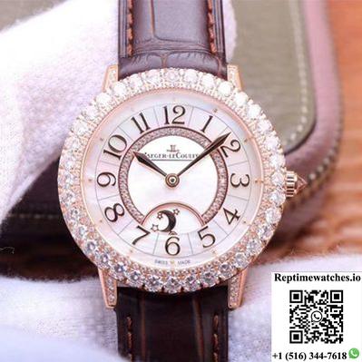 Jaeger Lecoultre Rendez Vous Q3523570 Zf Factory Rose Gold Diamond-Rep Time Watches
