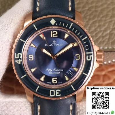 Blancpain Fifty Fathoms 5015-3603C-63B Zf Factory Blue Dial-Rep Time Watches