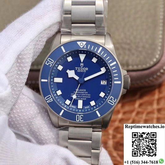 Tudor Pelagos M25600Tb-0001 Xf Factory V4 Blue Dial-Rep Time Watches