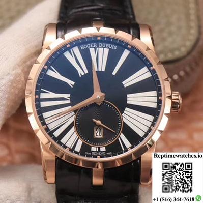 Roger Dubuis Excalibur Dbex0537 Pf Factory Black Dial-Rep Time Watches