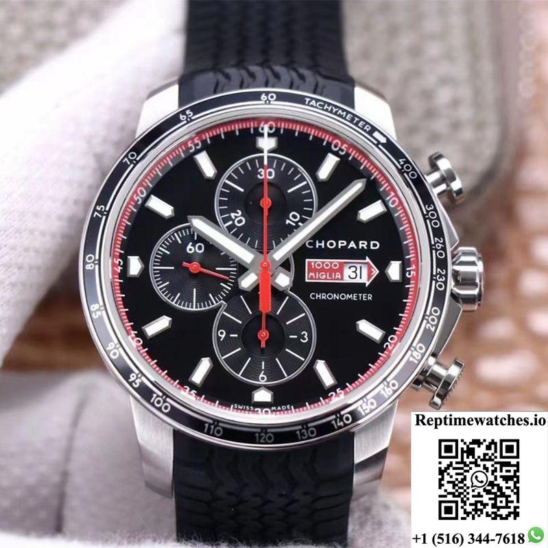 Chopard Classic Racing Mille Miglia Gts Chronograph 168571-3001 V7 Factory Black Dial-Rep Time Watches