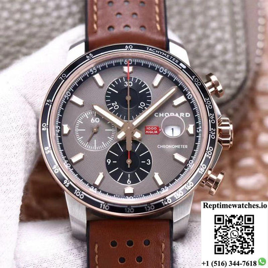 Chopard Classic Racing Mille Miglia Gts Chronograph 168571-6002 V7 Factory Gray Dial-Rep Time Watches