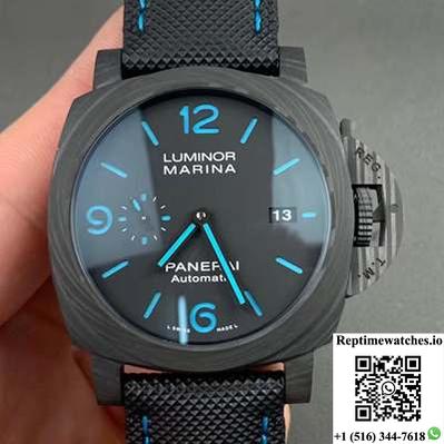 Panerai Luminor Marina Carbotech Pam01661 Vs Factory Black Dial-Rep Time Watches