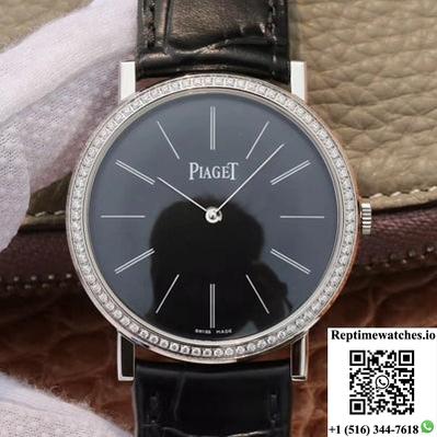 Piaget Altiplano Mecanique P10584 G0A29113 Mks Factory White Gold Diamond Bezel-Rep Time Watches