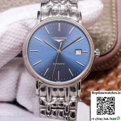 Rm Factory Longines Presence L4.922.4.92.6 Stainless Steel Blue Dial-Rep Time Watches
