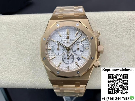AP Royal Oak 26320BA.OO.1220BA.01 APS Factory White Dial