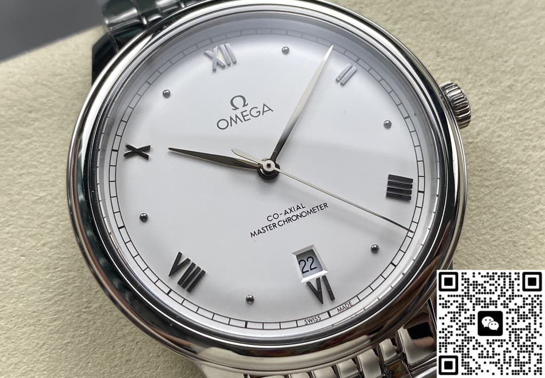 Omega De Ville series 434.10.40.20.02.001 KZ factory white dial