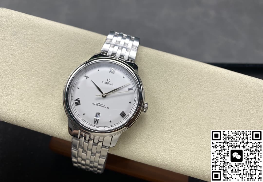 Omega De Ville series 434.10.40.20.02.001 KZ factory white dial