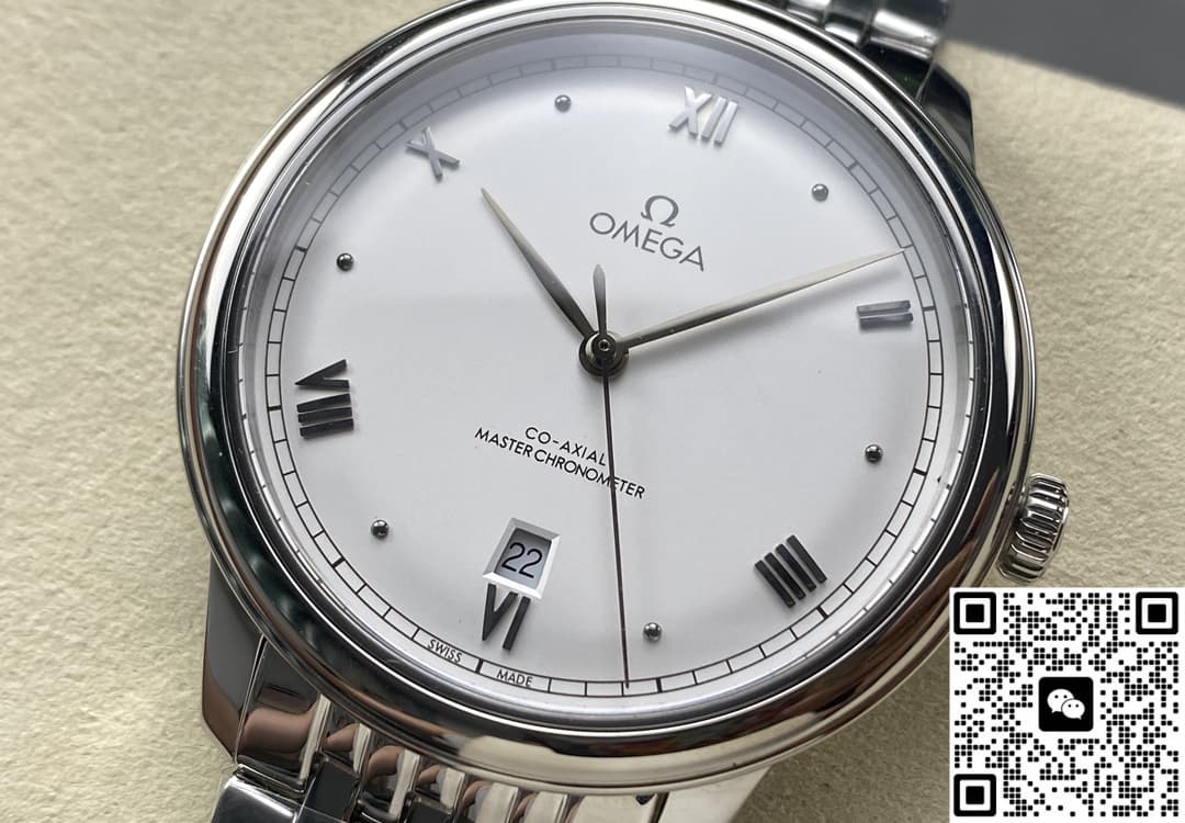 Omega De Ville series 434.10.40.20.02.001 KZ factory white dial