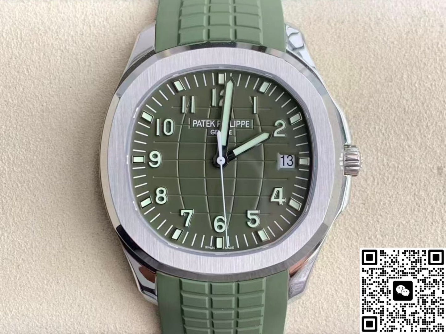 Patek Philippe Aquanaut 5168G-010 DDF Factory Date Display