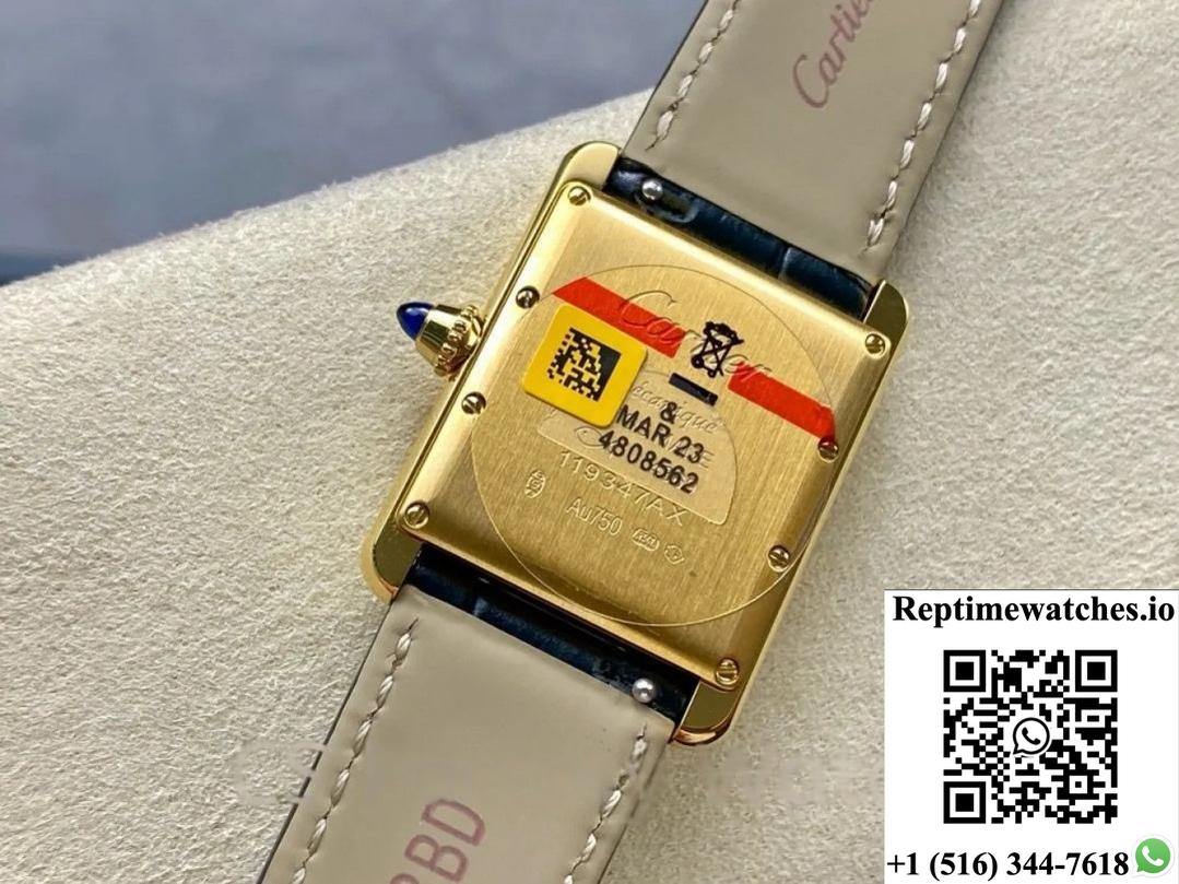 Cartier Tank WGTA0213 F1 Factory Alligator Leather Strap