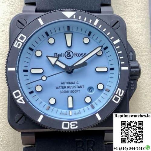 Bell & Ross Instruments Br03A-D-Lm-Ce-Srb M+ Factory Ceramic Case-Rep Time Watches