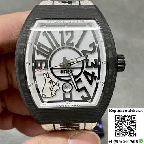 Franck Muller Men’S Collection V48 Ch Ca Abf Factory White Dial-Rep Time Watches
